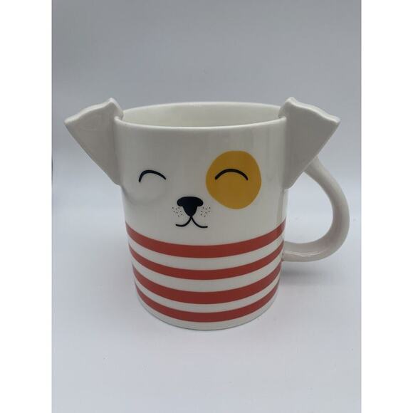 Target Coffee Tea Mug Dog With Ears Ceramic 16 Oz Parker Lane, Dog Lovers - Picture 1 of 8